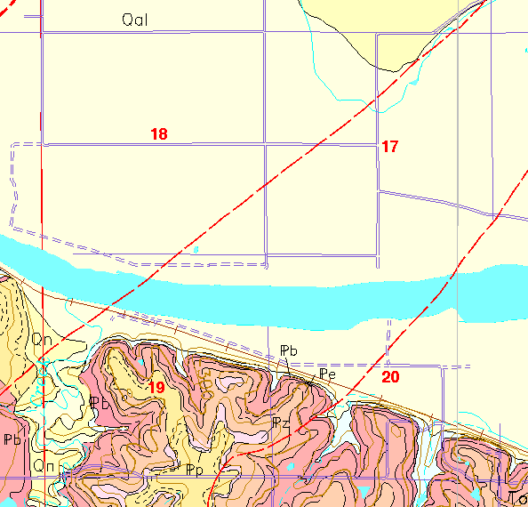 small geologic map