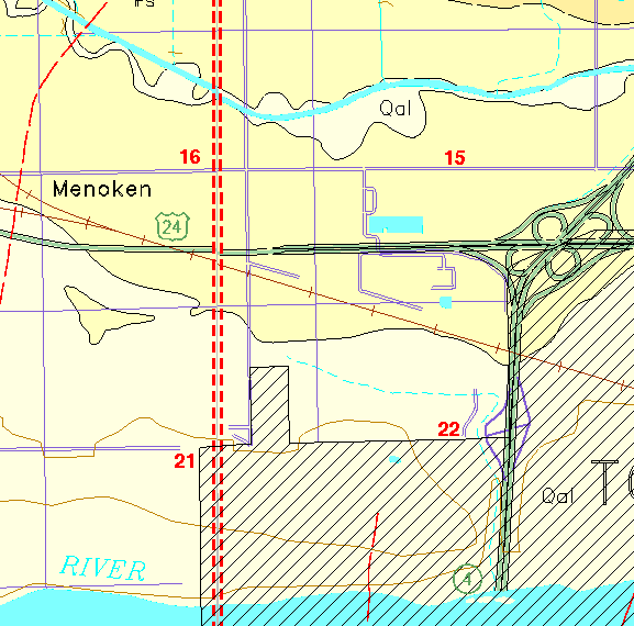 small geologic map