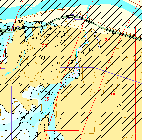 small geologic map