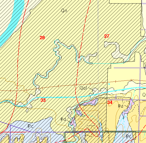 small geologic map