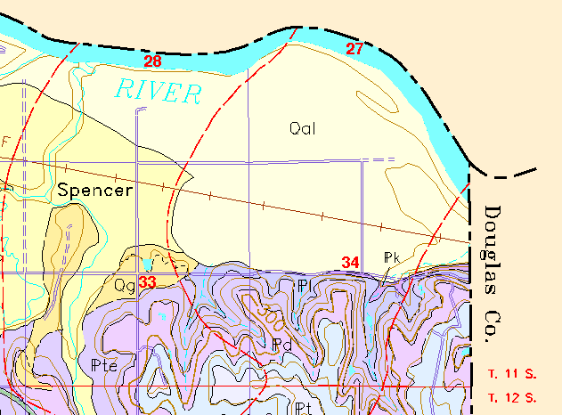 small geologic map