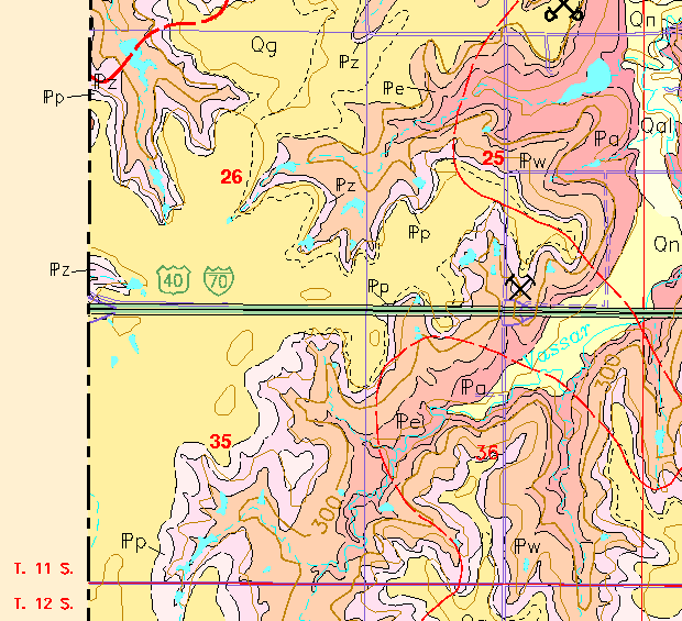 small geologic map