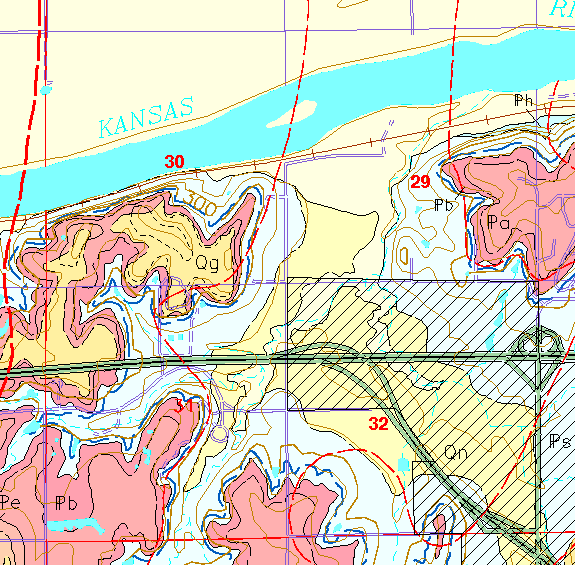 small geologic map