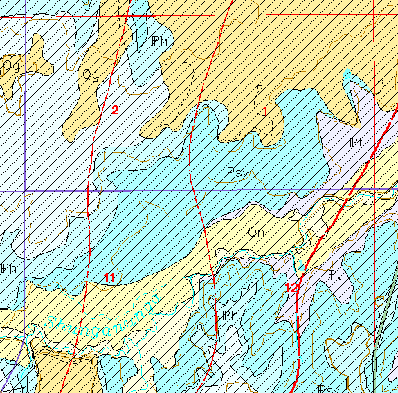 small geologic map