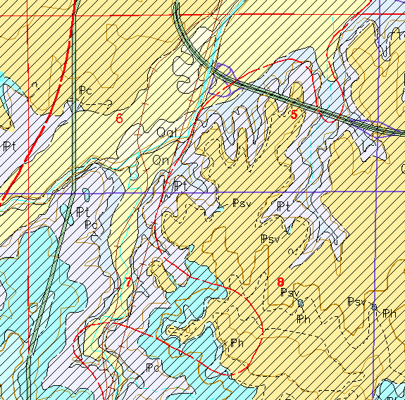 small geologic map