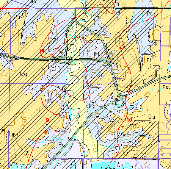 small geologic map