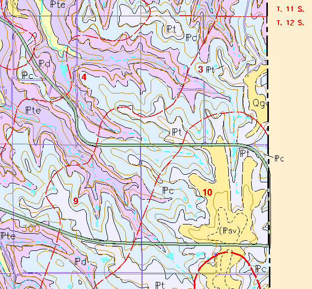 small geologic map