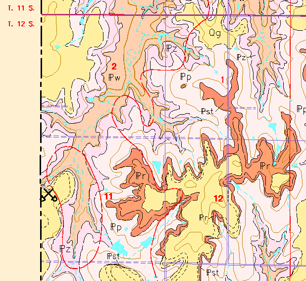 small geologic map