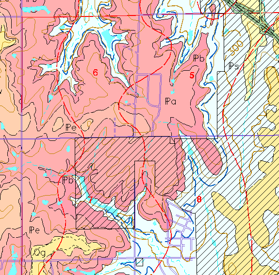 small geologic map