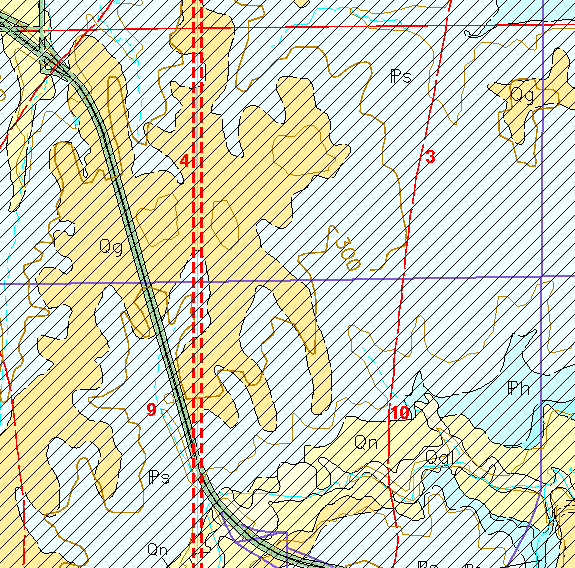 small geologic map