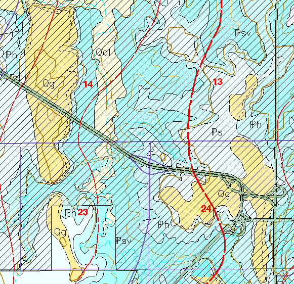 small geologic map