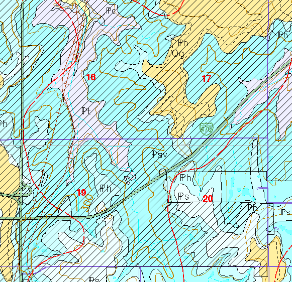 small geologic map