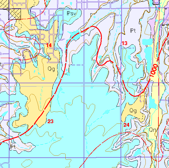 small geologic map