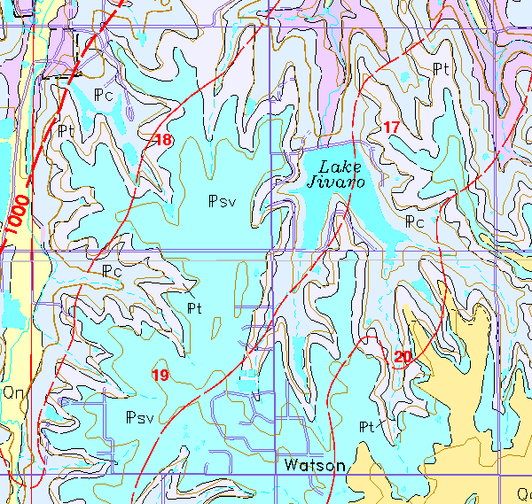 small geologic map