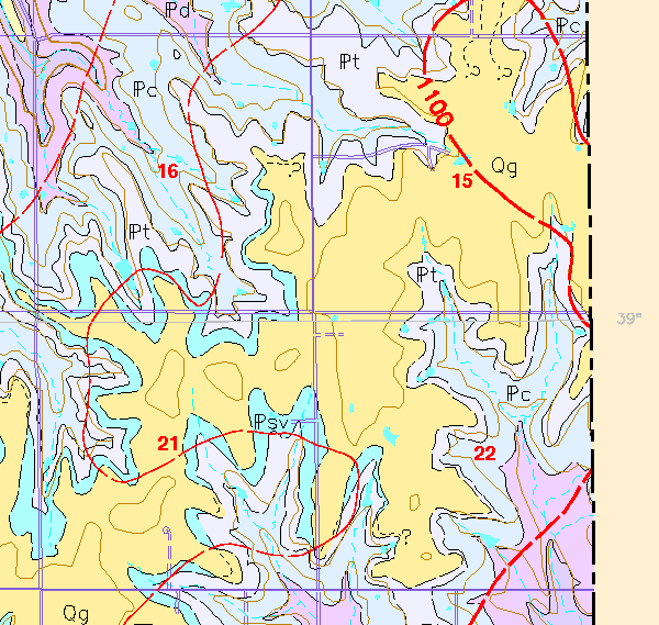 small geologic map