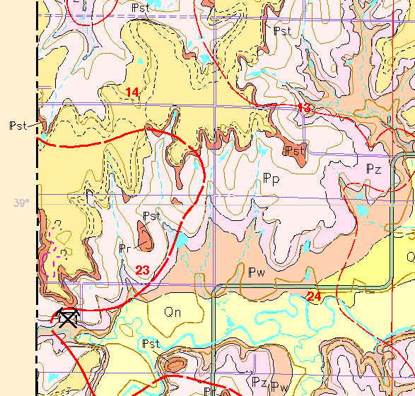 small geologic map