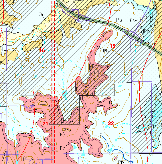 small geologic map