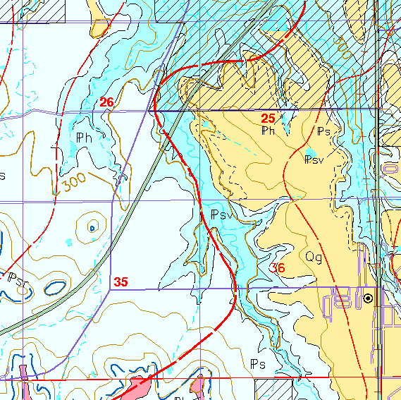 small geologic map