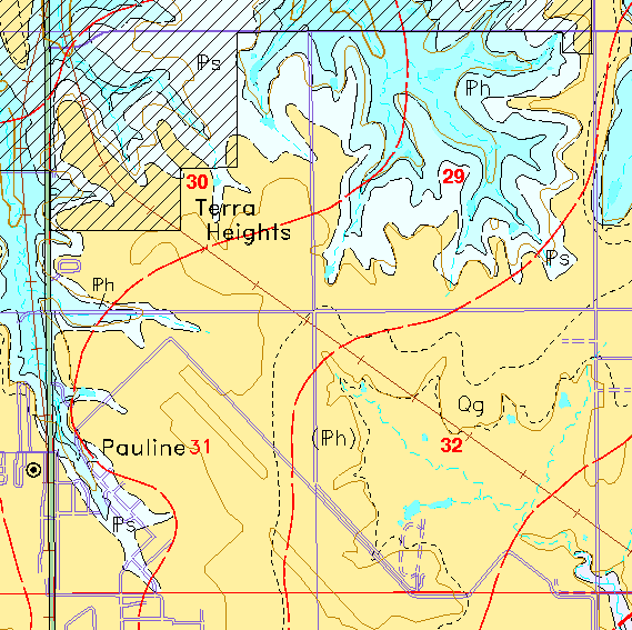 small geologic map