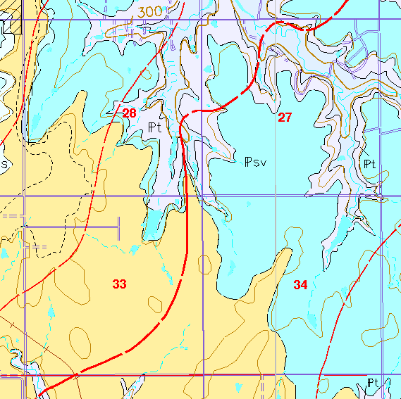 small geologic map