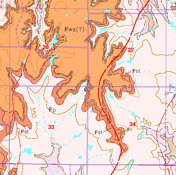 small geologic map