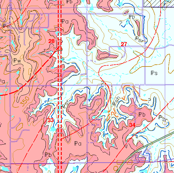 small geologic map