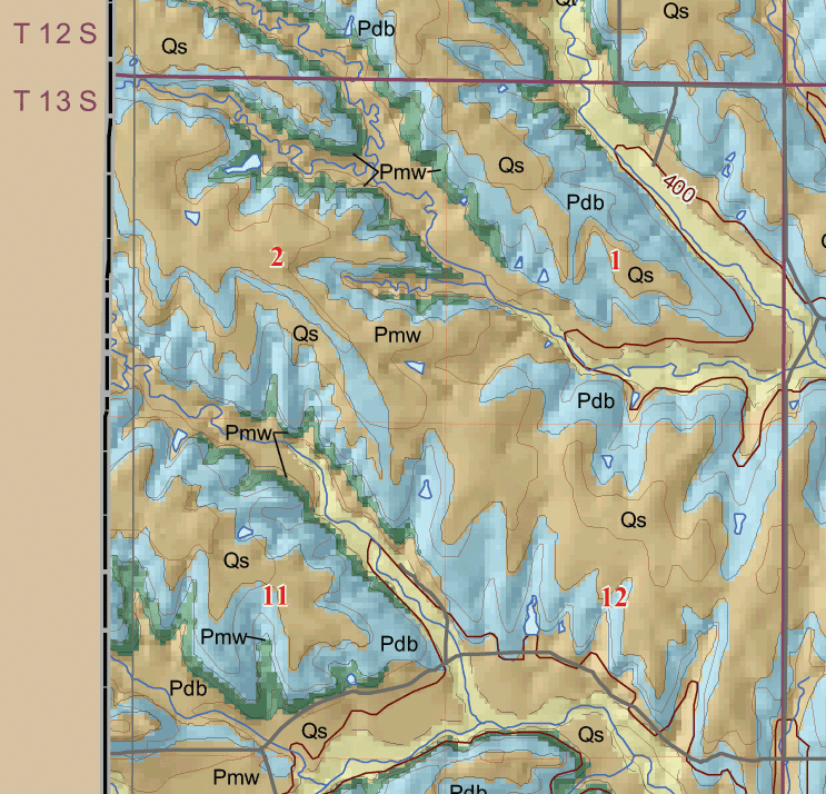 small geologic map