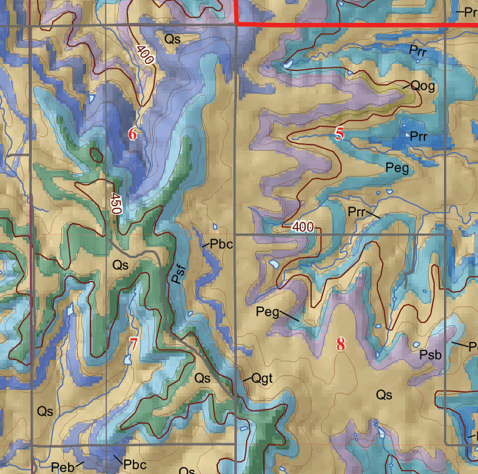 small geologic map