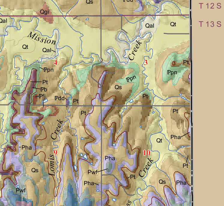 small geologic map