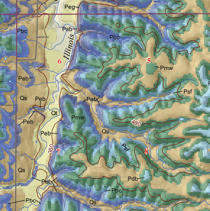 small geologic map