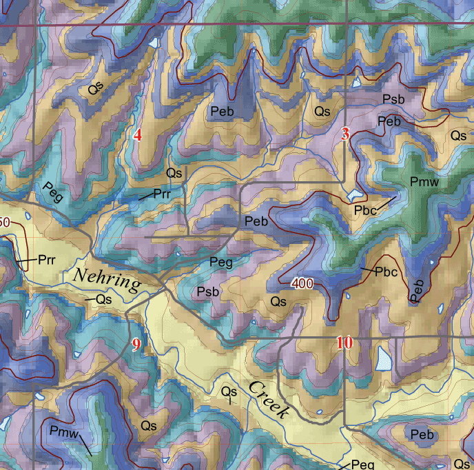 small geologic map