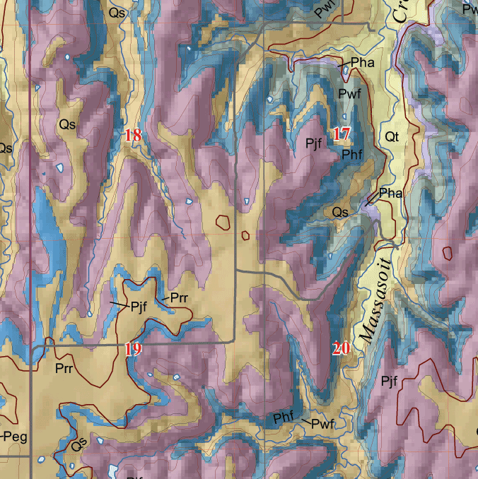 small geologic map