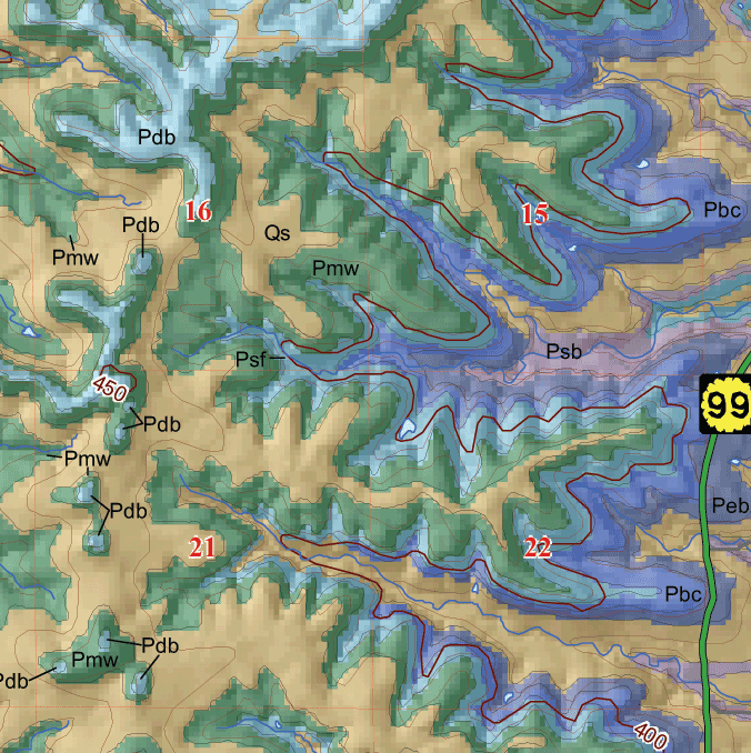 small geologic map