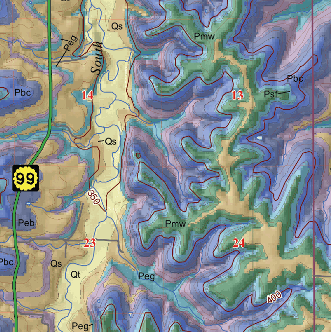 small geologic map