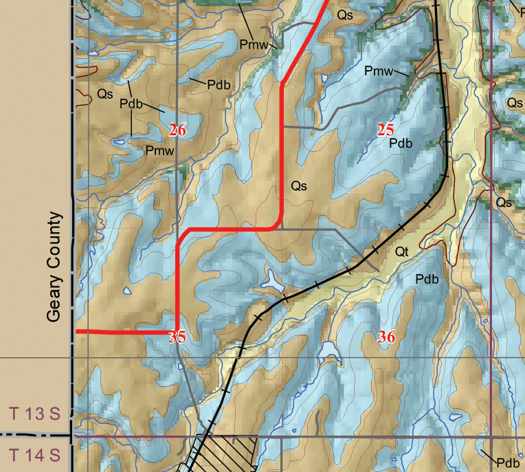 small geologic map