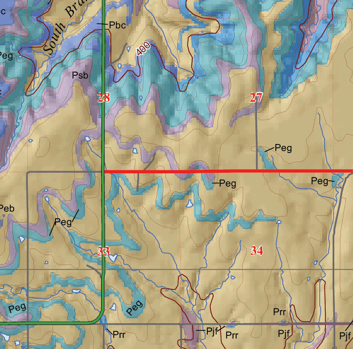 small geologic map