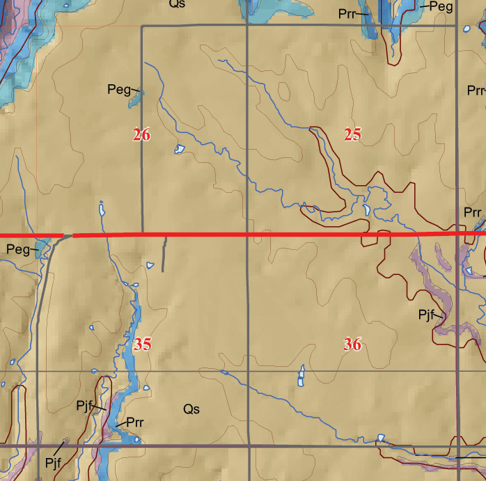 small geologic map