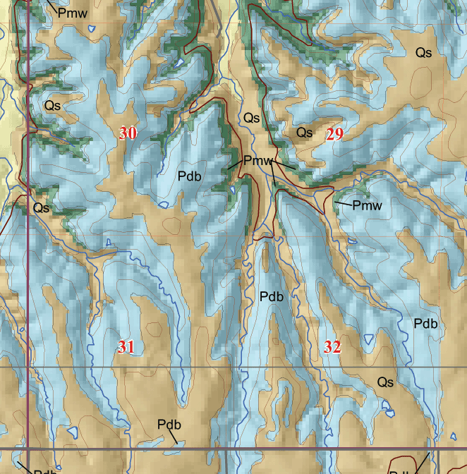 small geologic map