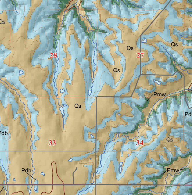 small geologic map