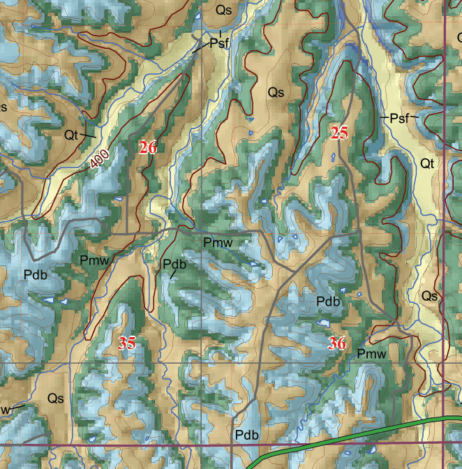 small geologic map