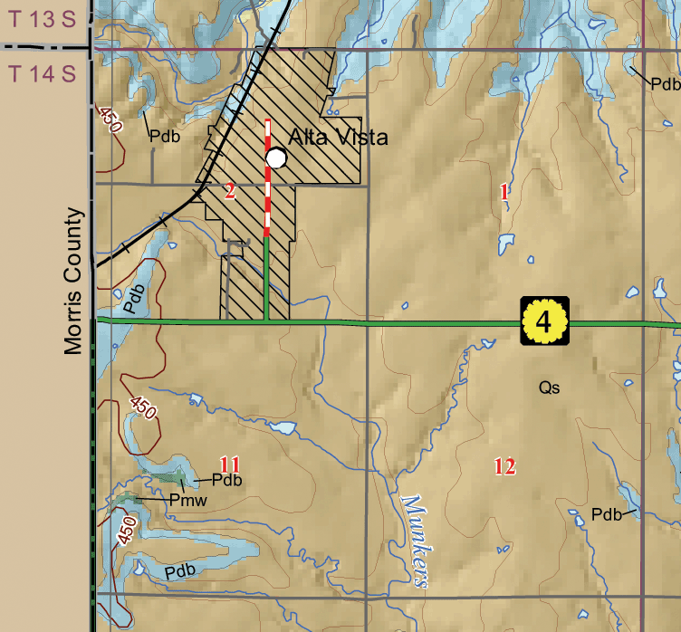 small geologic map