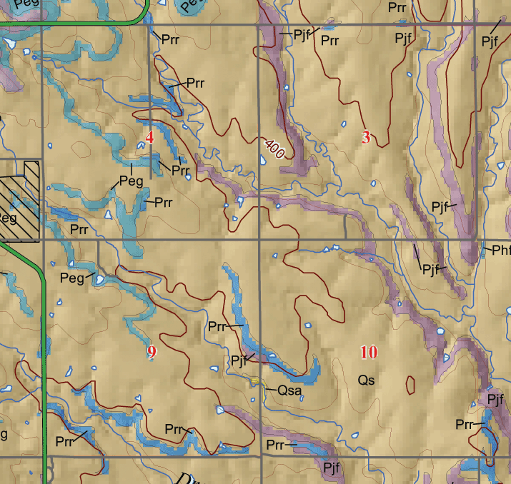 small geologic map