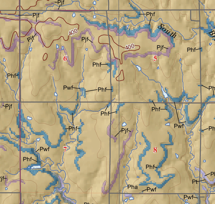 small geologic map