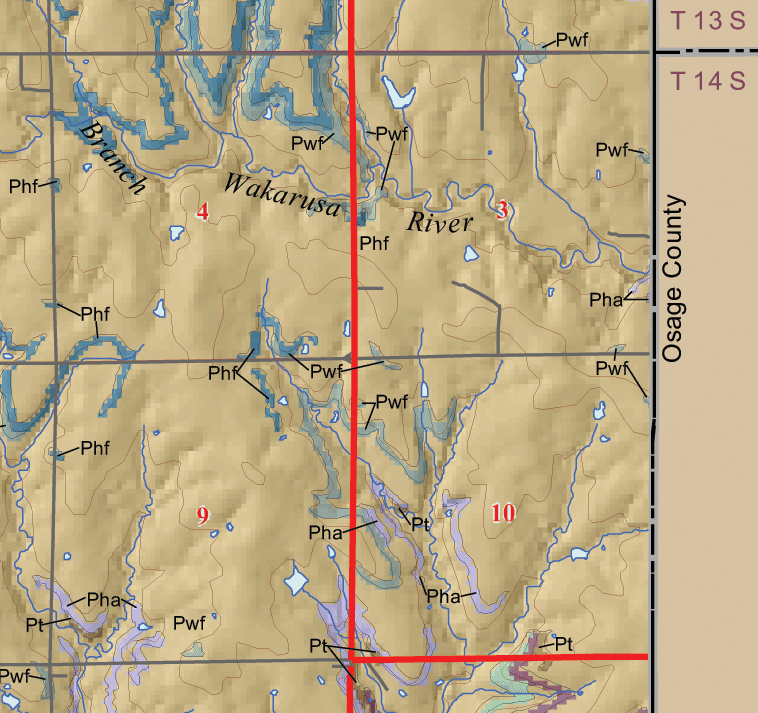 small geologic map