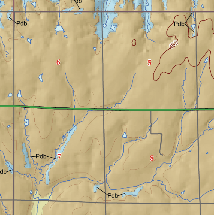 small geologic map