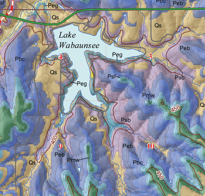 small geologic map