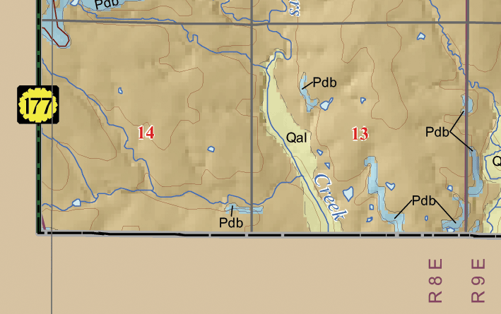 small geologic map