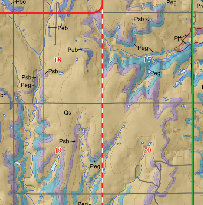 small geologic map