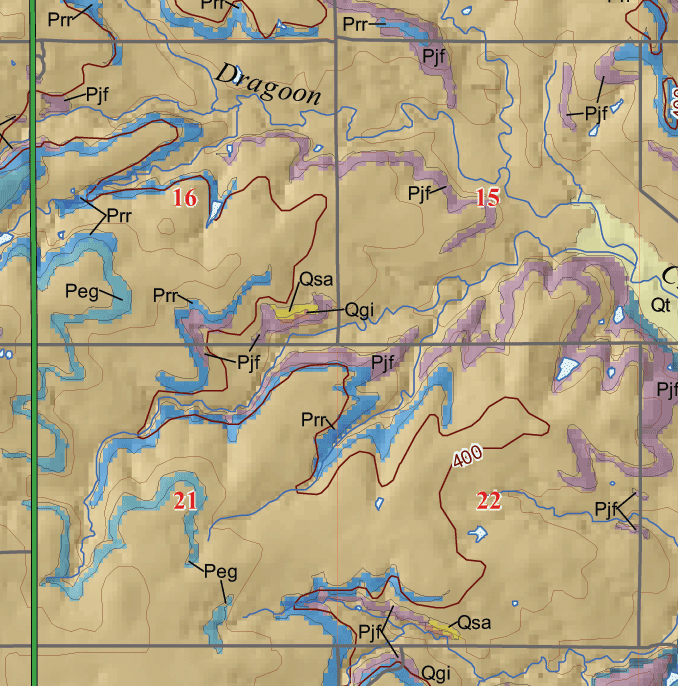 small geologic map