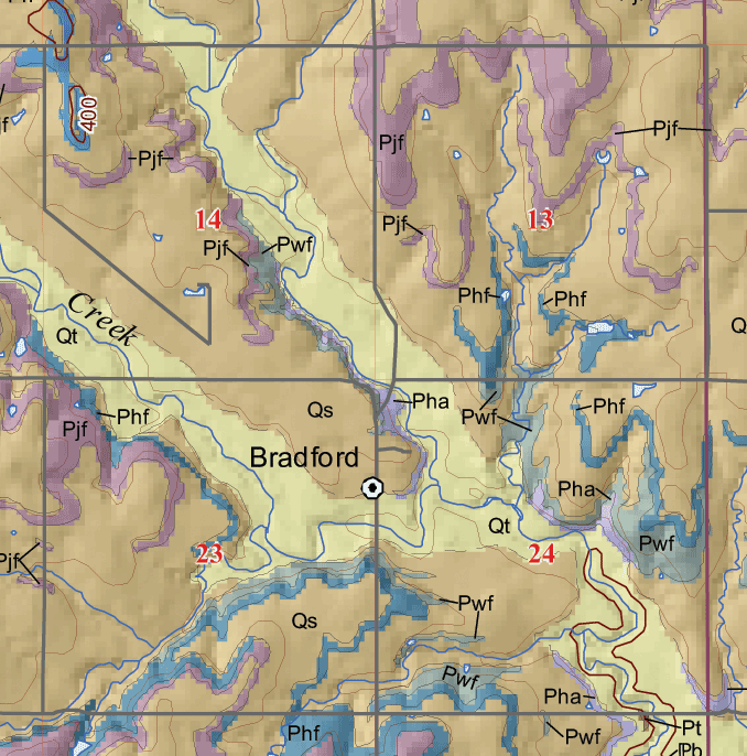 small geologic map